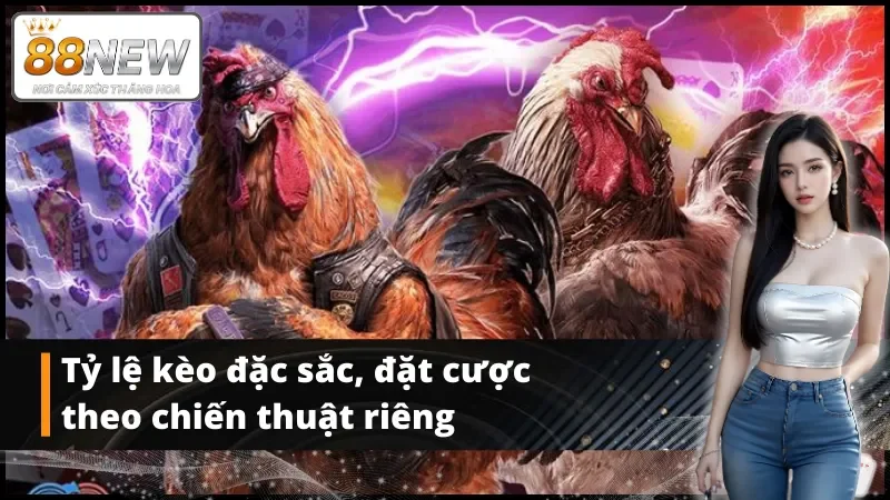 Đá gà New88 có tỷ lệ kèo cược đặc sắc