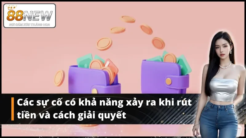 Những vấn đề thưởng gặp khi thực hiện rút tiền New88