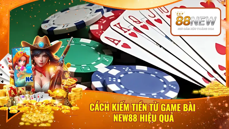 Cách Kiếm Tiền Từ Game Bài New88 Hiệu Quả