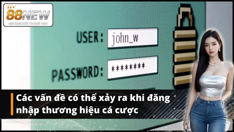Các vấn đề có thể xảy ra khi đăng nhập thương hiệu cá cược 