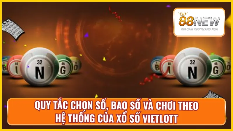 Cách chọn số, bao số và chơi tổ hợp của xổ số vietlott New88